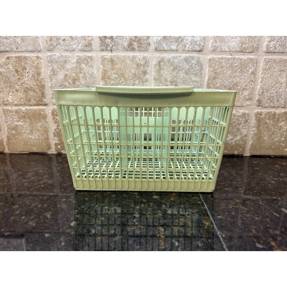 Vintage GE Green Dishwasher Silverware Basket For Model GSD442-51AV